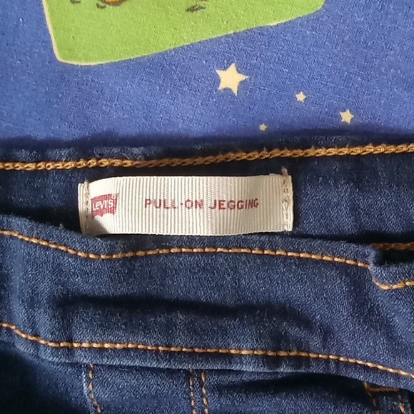 Levi's Pull On Jeggings 26" Waist Blue Jogger Jeans - Picture 8 of 13